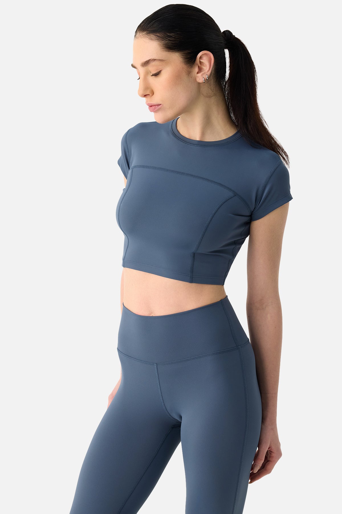 LIORA CROP INDIGO