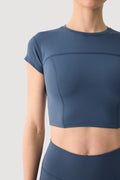 LIORA CROP INDIGO